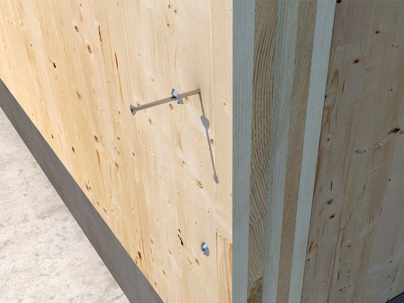 HBS vite per legno a testa svasata 10 x 300 50pz