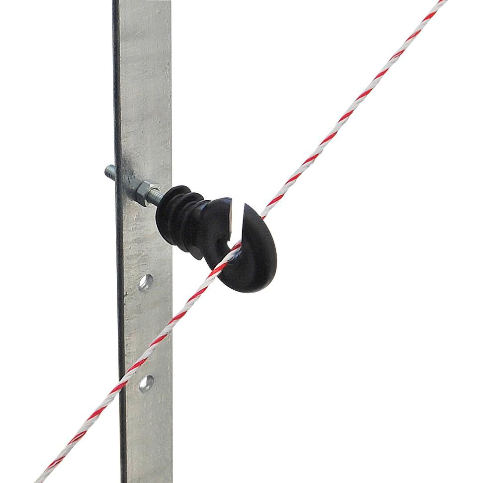 Isolatore per recinzione elettrica M6 - 35 mm, (25 Pezzi)