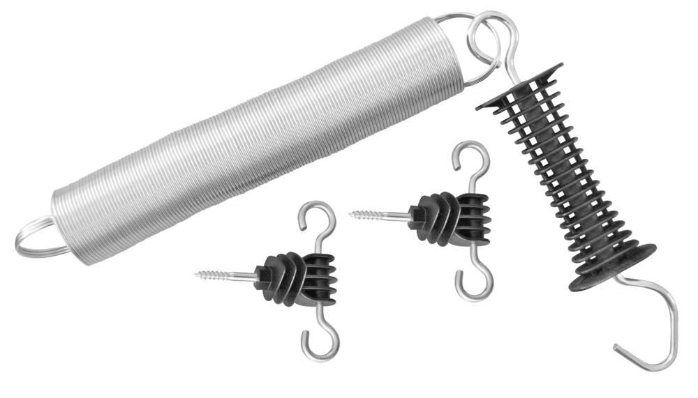 Set cancello a molla estensibile fino a 5m con isolatore ad anello