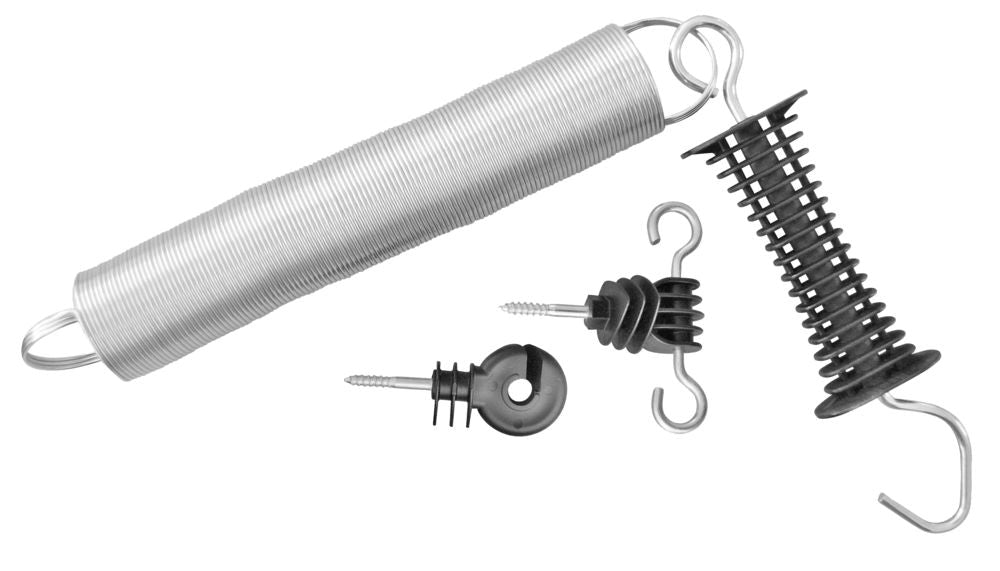 Set cancello a molla estensibile fino a 5m con isolatore ad anello