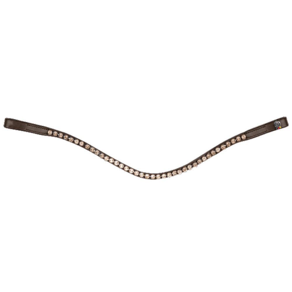 Waldhausen X-Line Glam Stirnband Braun Mit Funkelnden Steinen