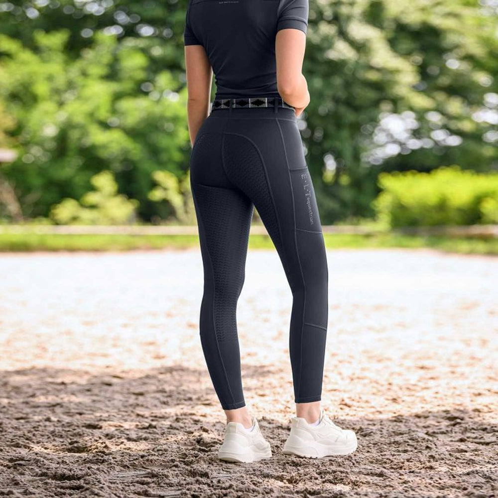 Reitleggings Ella Glam mit Vollbesatz Silikon und Taschen