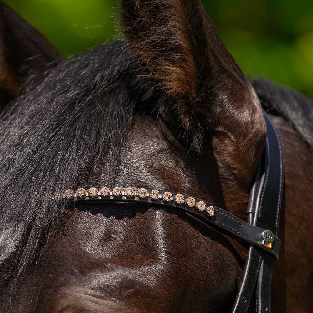 Waldhausen X-Line Glam Stirnband Schwarz Mit Strass Steinen