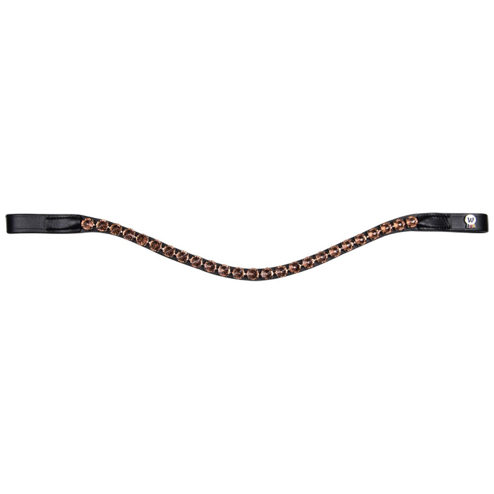 X-Line Stirnband Boost Strass Gebogen Für Trense Pferd