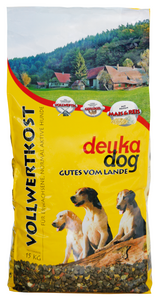 15kg Deuka dog Vollwertkost Alleinfuttermittel für ausgewachsene Hunde mit Flocken