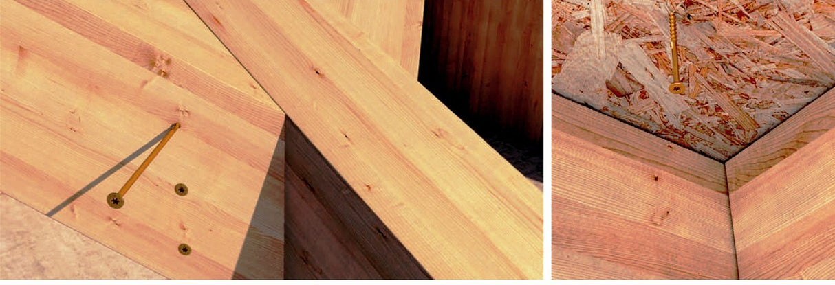 Vite per legno gialla SCH-H 4mm x 80mm 200pz