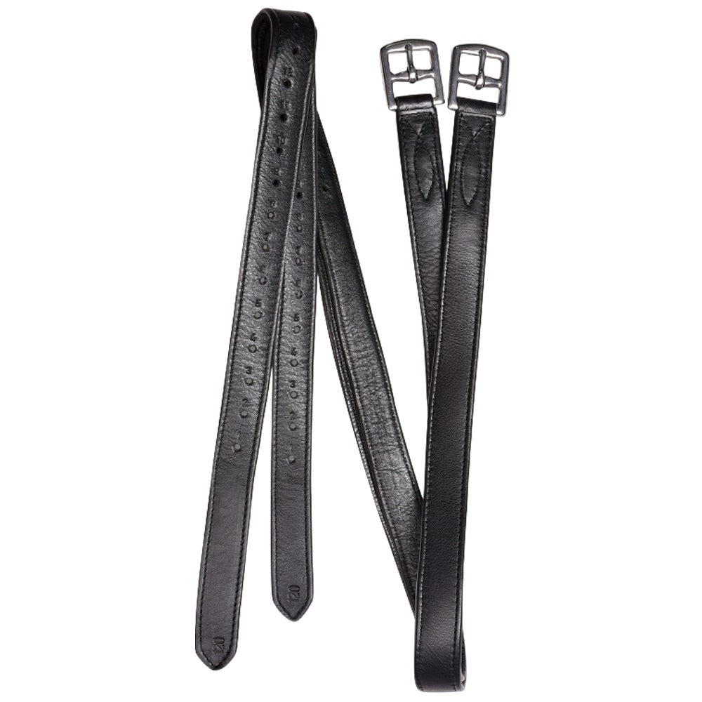 Cinghie Staffe Soft X-Line Waldhausen In Pelle Nero 25mm Cavallo