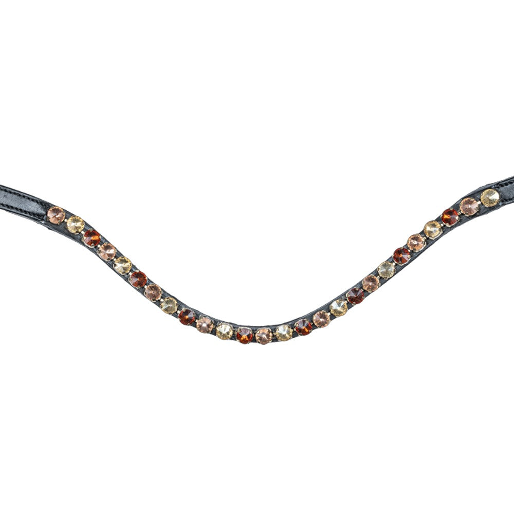 Waldhausen X-Line Goldheart Trense Anatomisch Messing Leder