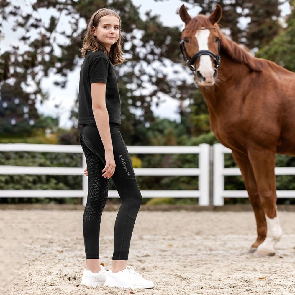 Reitleggings Ella Glam mit Vollbesatz Silikon und Taschen