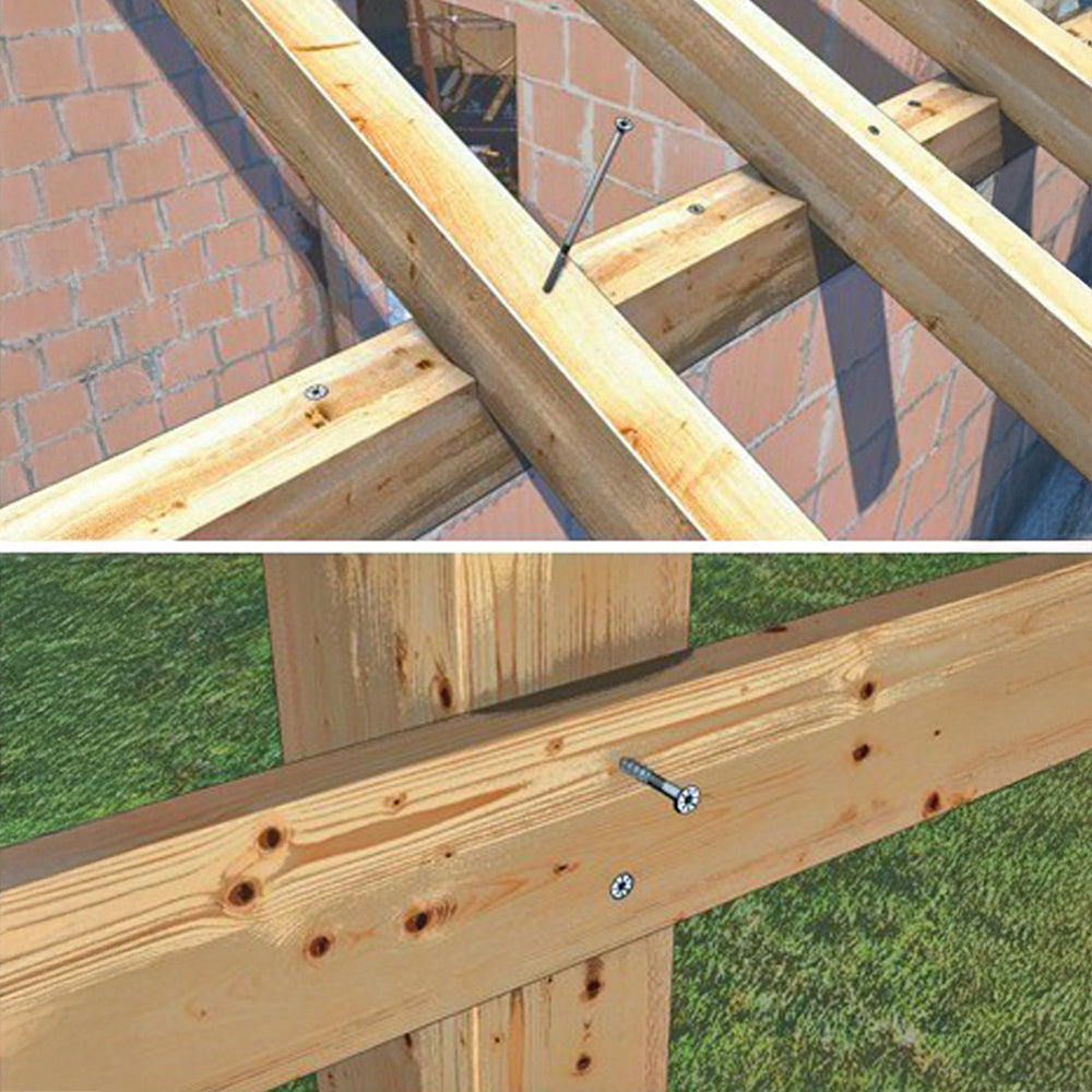 Vite Testa Svasata Bianca per Legno SNK 5 TX 25