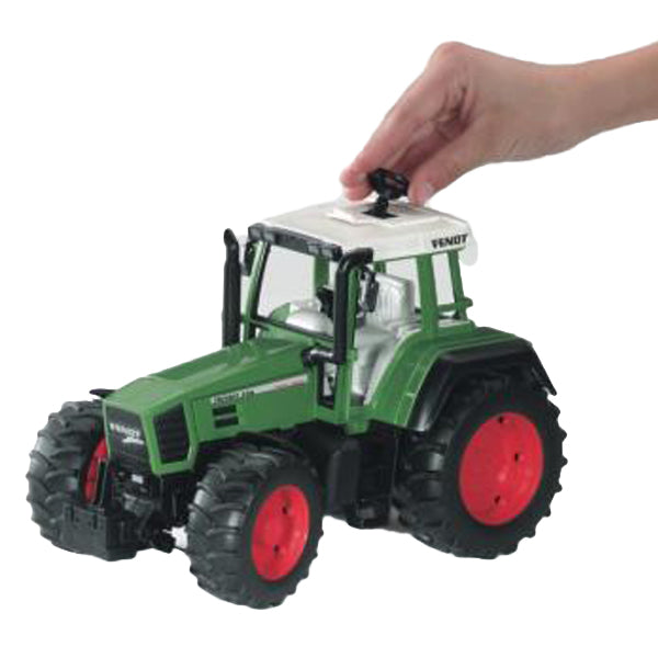 Bruder Trattore Fendt con Rimorchio Fendt 209 S – Giocattolo Agricolo per Bambini e Collezionisti