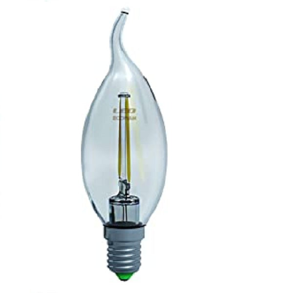Ecoman 0029 LED Glühfaden Kerze Windstoß 4W E14 warm-weiß