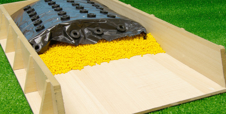 Kids Globe - Accessori per silo di copertura e 50 pneumatici per giocattolo