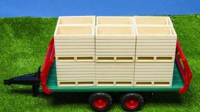 Kids Globe Farming - Set di scatole per patate in legno da 6 pezzi