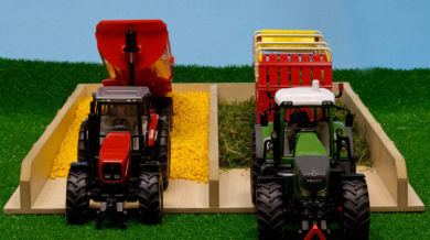 Trincea Silos in Legno Kids Globe (Scala 1:32)