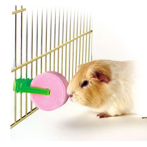 Pietra di sale da leccare con supporto per fissaggio