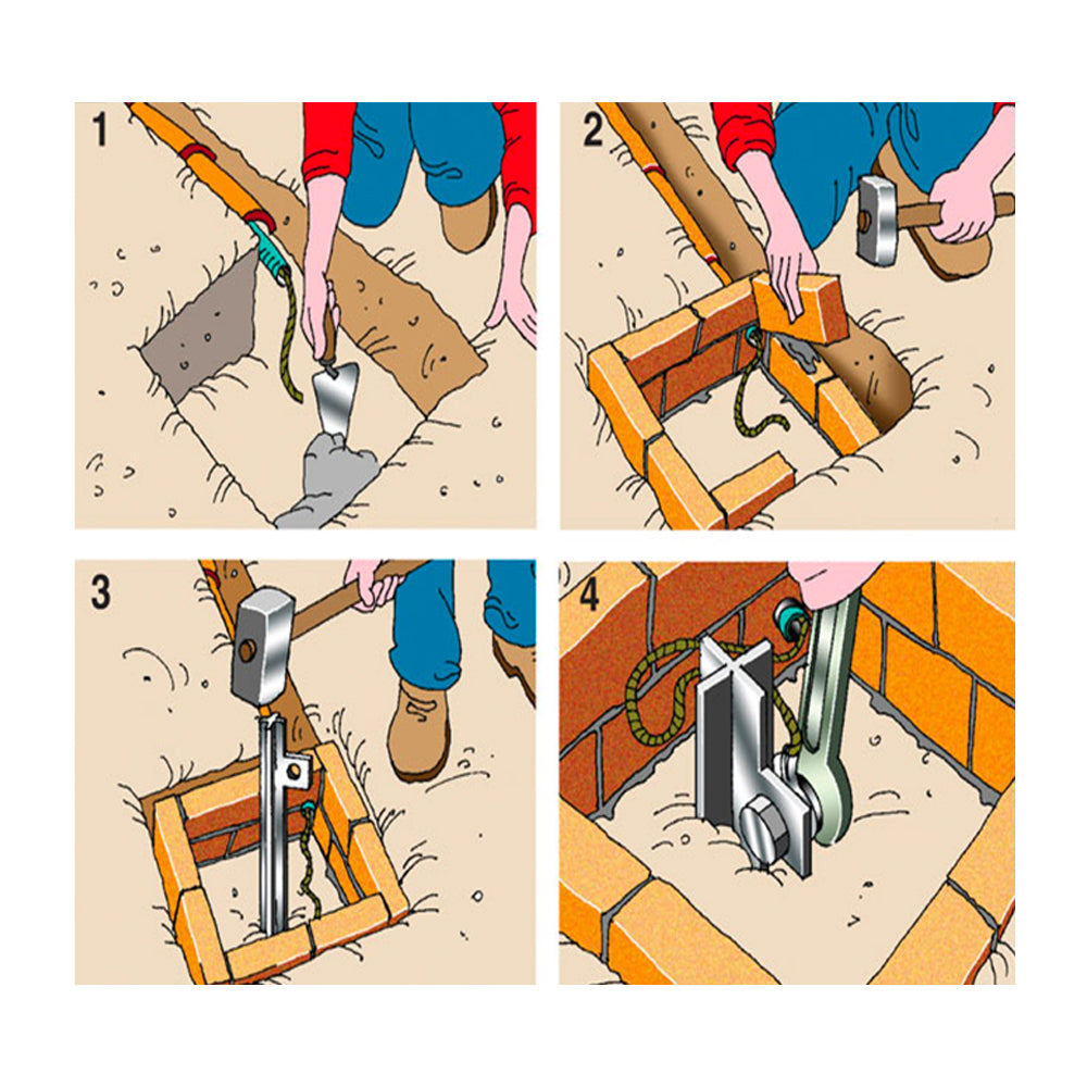 Palo Di Messa A Terra 0.5M