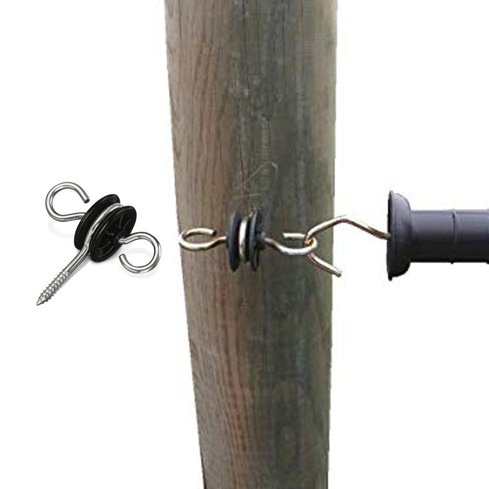 Isolatore ancoraggio maniglia per corda - 10 pezzi Pacchetto