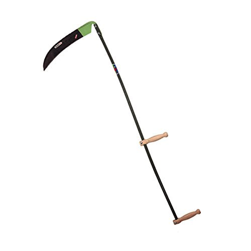 Piccola falce con manico in legno Angelo acciaio