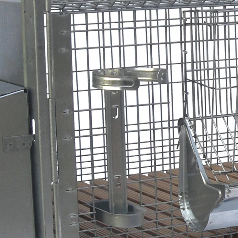 Abbeveratoi portabottiglie in lamiera per piccoli animali