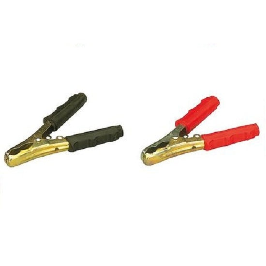 Pinza di Massa Nera e Rossa 60A – Soluzione di Connessione Elettrica Robusta