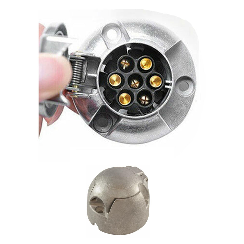 Presa in alluminio a 7 poli