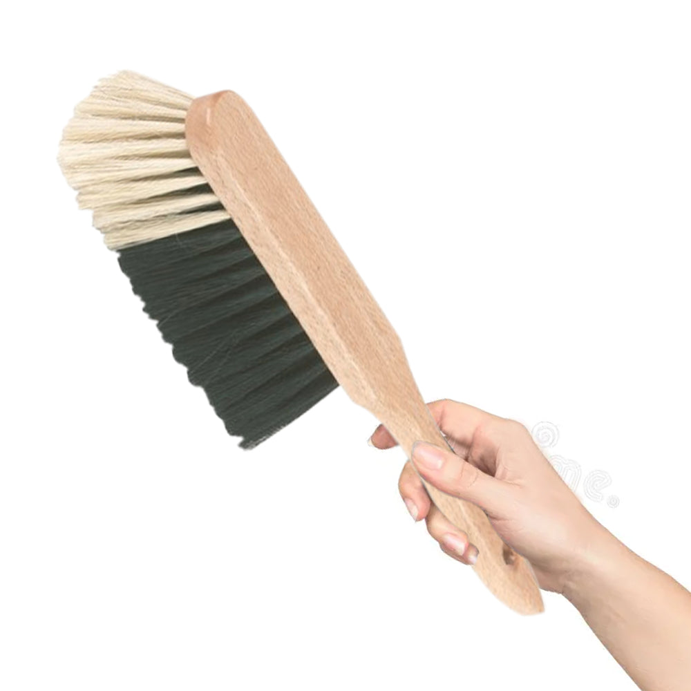 Spatola con manico in legno con setole di crine di cavallo