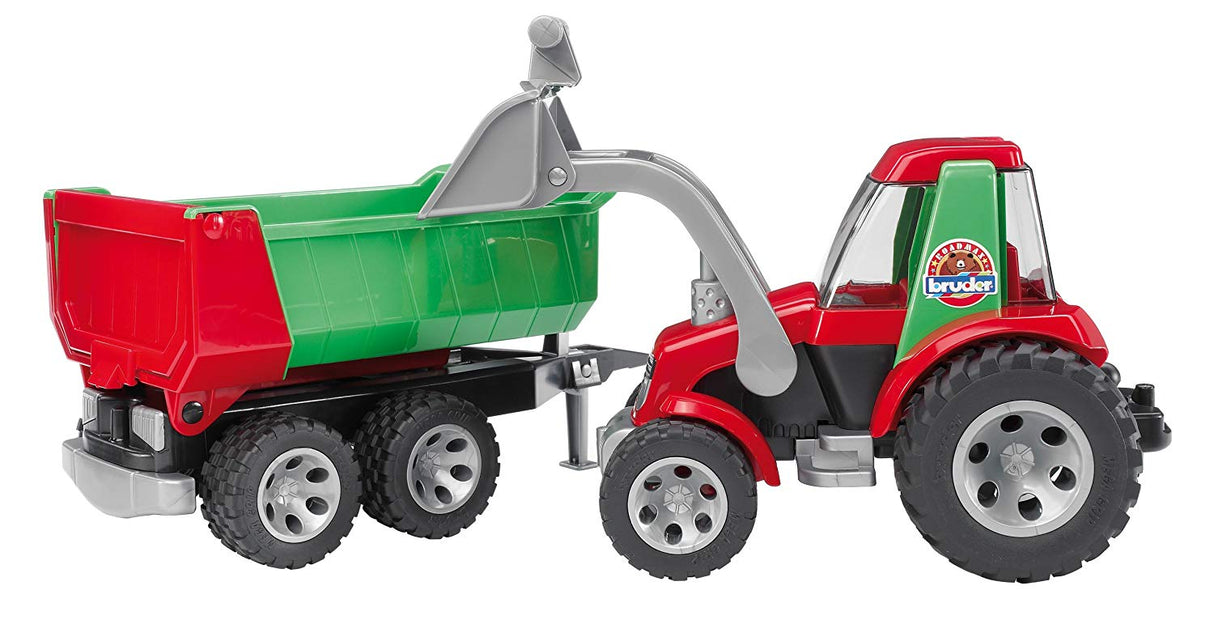 ROADMAX-Traktor mit Frontlader und Heckkipper