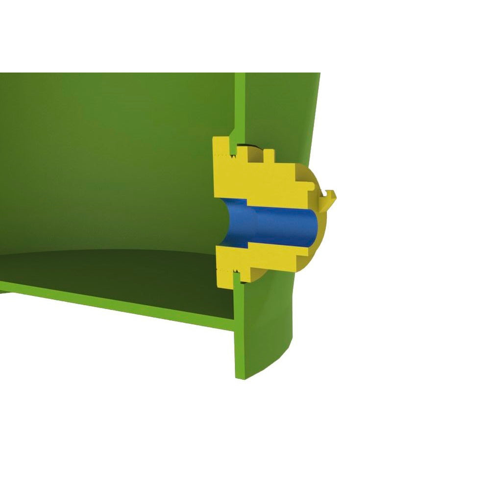 Secchio per vitelli con valvola