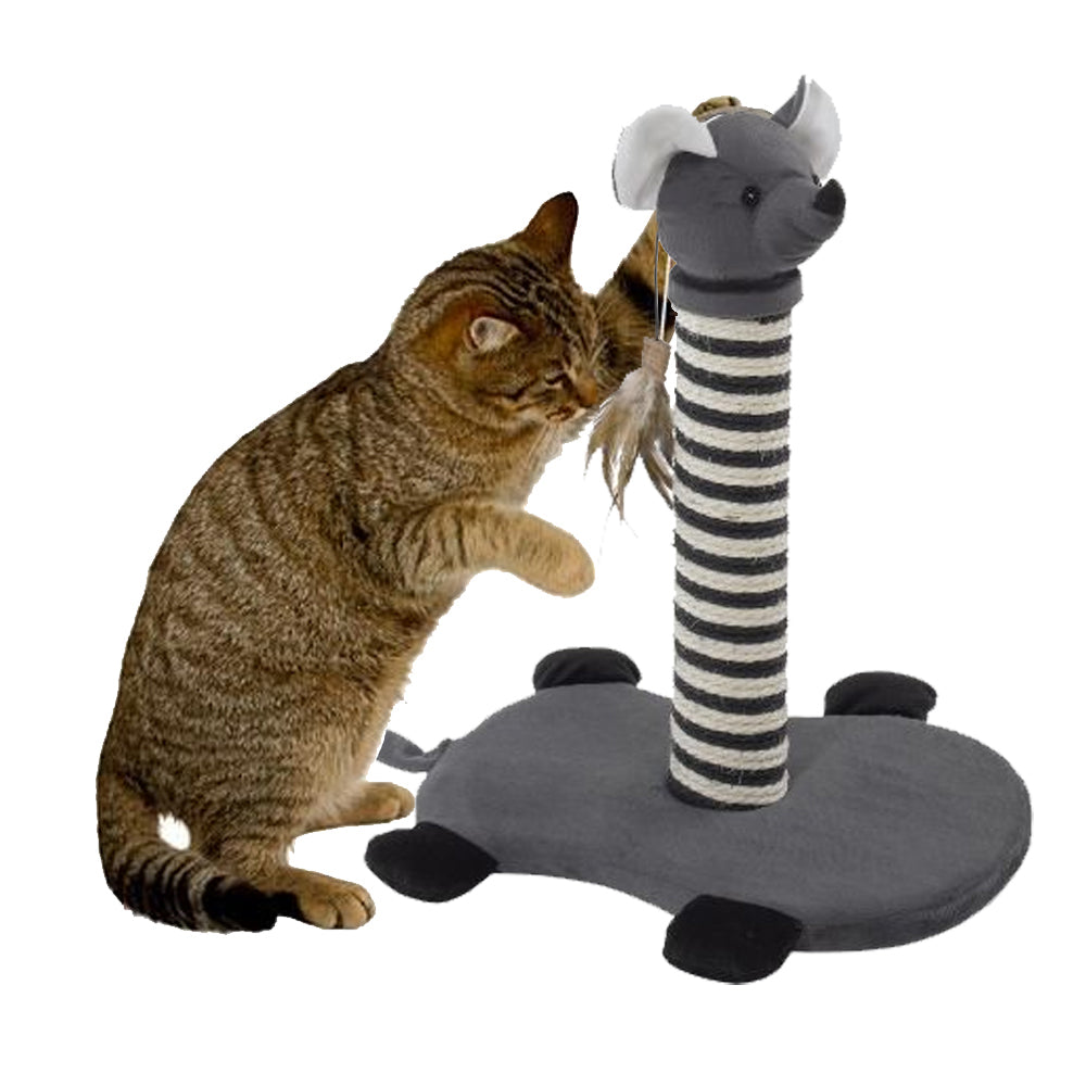 Tiragraffi per Gatti PA 4005 con Giochino Design Topolino