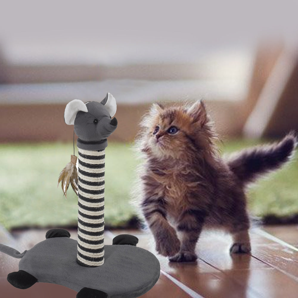 Tiragraffi per Gatti PA 4005 con Giochino Design Topolino