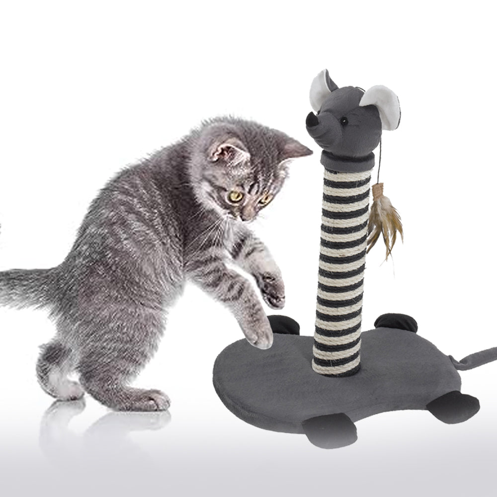 Tiragraffi per Gatti PA 4005 con Giochino Design Topolino