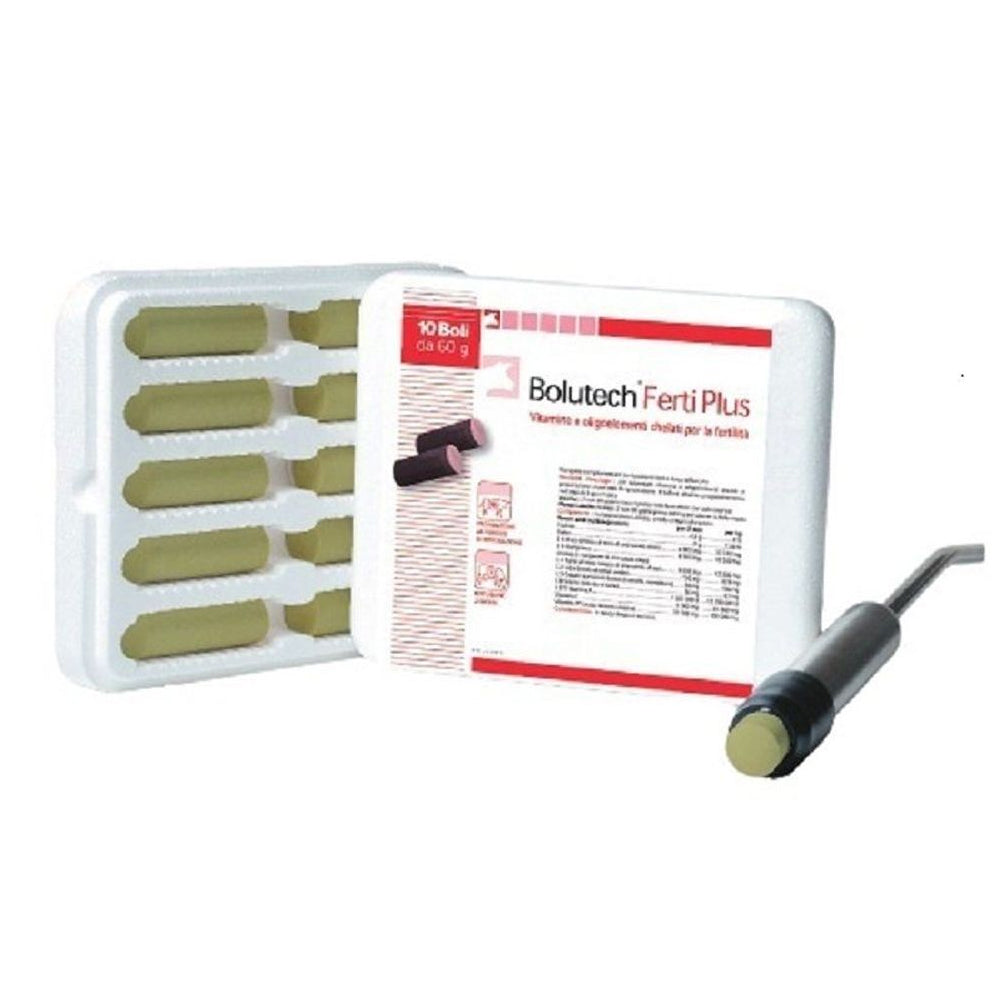 Bolutech fertiplus 10 boli - Mangime complementare dietetico in boli ruminali a dissoluzione lenta