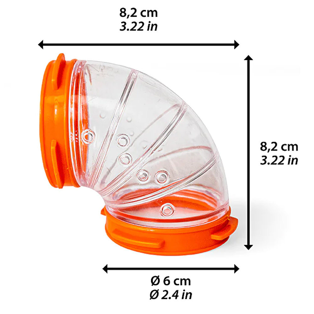 Tube 4810 curve - Gioco per Criceti in Plastica Trasparente