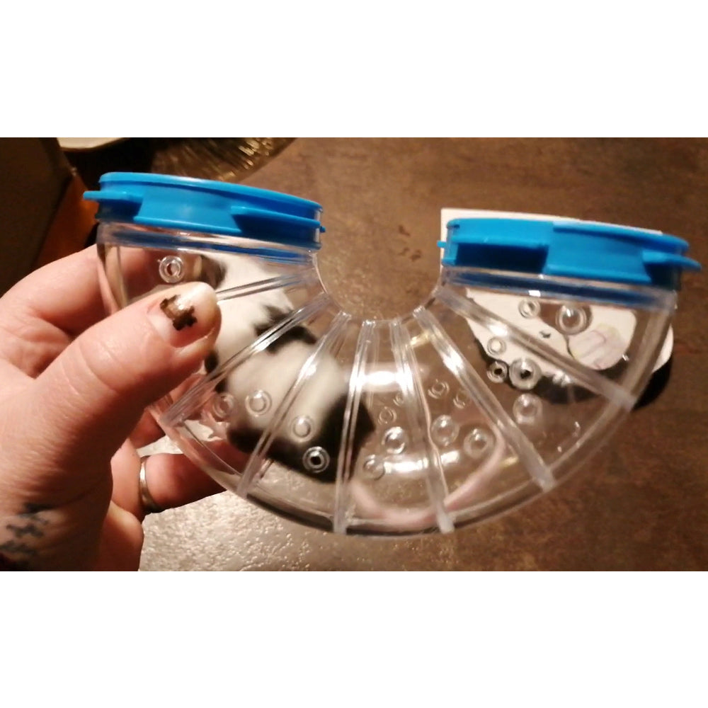 Tube FPI 4806 U TURN - Giocattolo Tubolare per Criceti in Plastica Trasparente