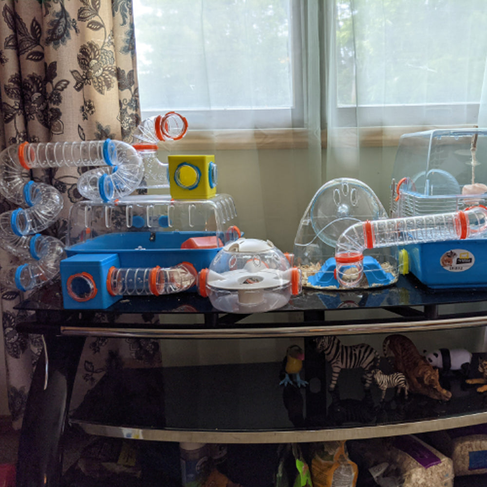 Tube FPI 4806 U TURN - Giocattolo Tubolare per Criceti in Plastica Trasparente