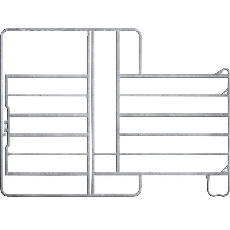 Pannello Con Cancello E Alimentazione Frontale Per Cavalli