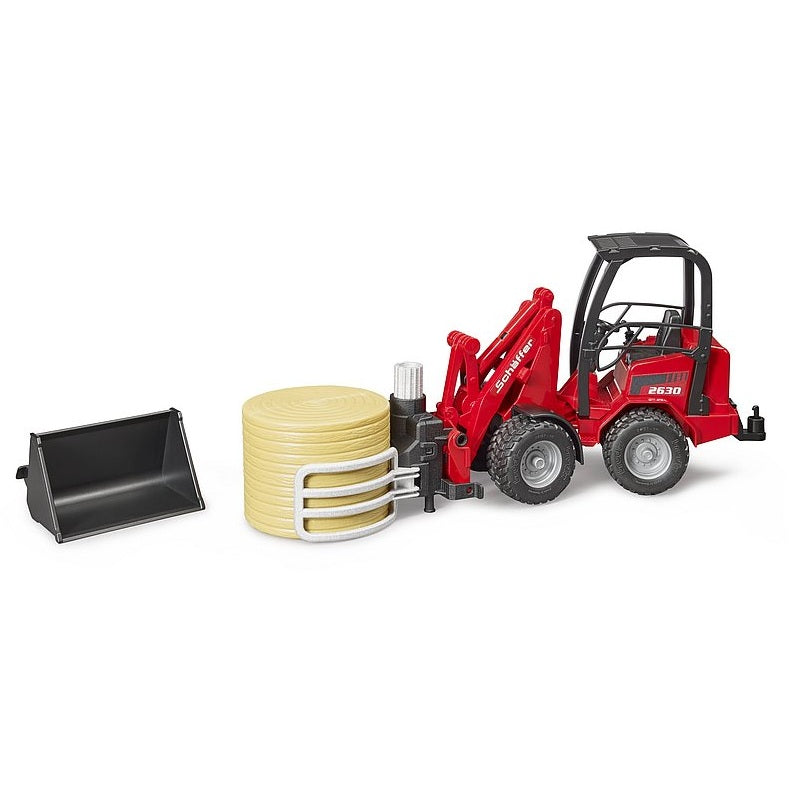 BRUDER Schäffer Caricatore Compatto 2034 - Giocattolo Realistico da Costruzione