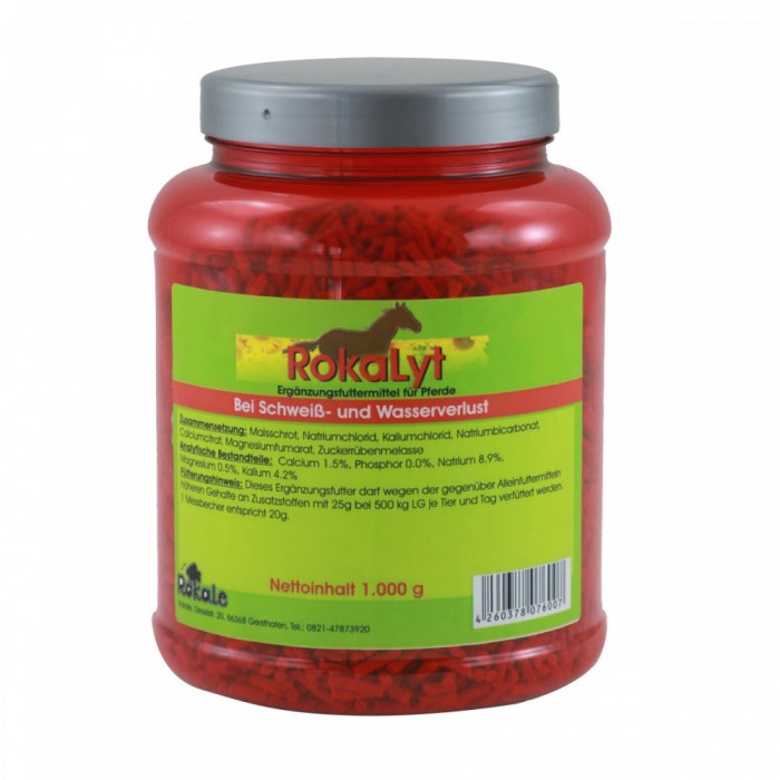 Rockalyte Elettrolita pellet per cavalli Mangime complementare 1kg