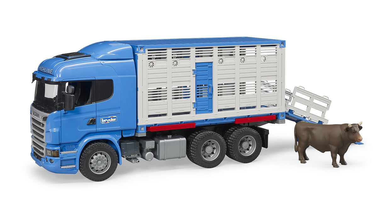 Bruder Scania Super 560R Camion Trasporto Animali Realistico