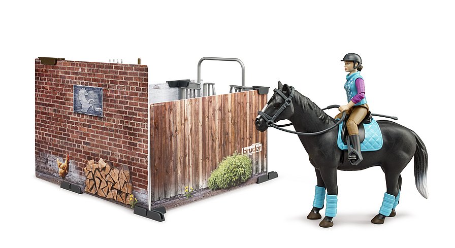 BRUDER bworld Stalla per Cavalli