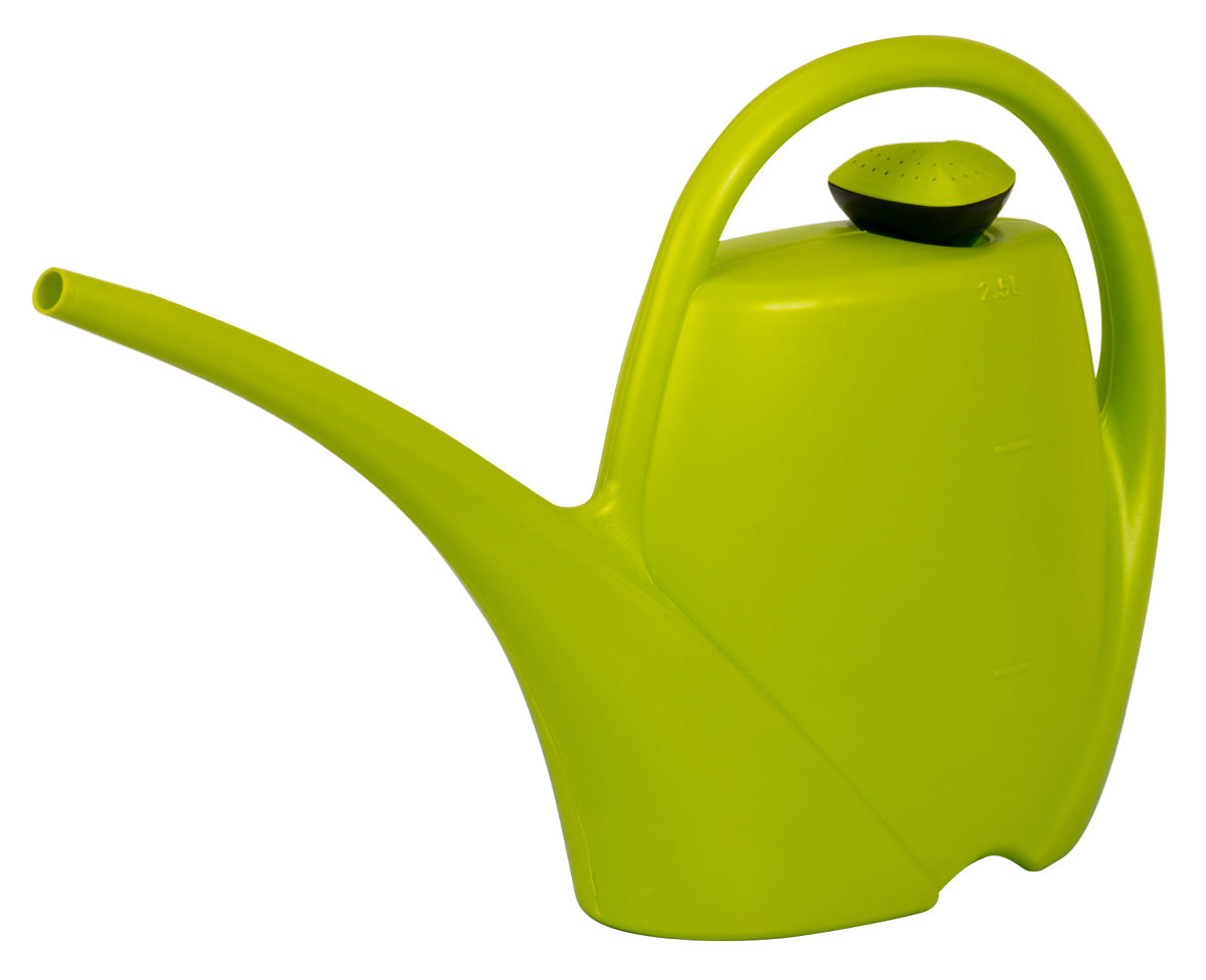 Annaffiatoio in plastica verde da 2,5 L