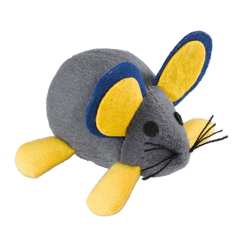 Topolino per gatti in peluche con vibrazione