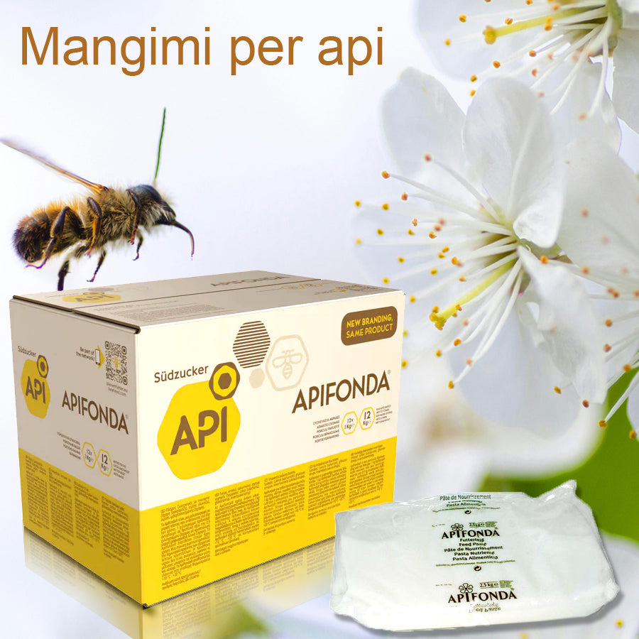 Mangime per api Apifonda BF pasta 12 kg, 12,5 kg e 15 kg