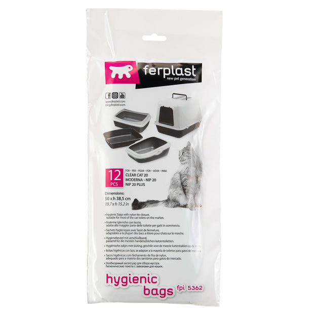 Hygienic bags for closed litter