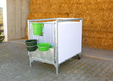 Comfortable boxes for caring for calves