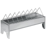 Mangiatoia in Metallo ad Alta Capacità per Polli – 1 Metro & 50 CM, Design Anti-Spreco