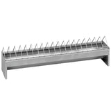 Mangiatoia in Metallo ad Alta Capacità per Polli – 1 Metro & 50 CM, Design Anti-Spreco