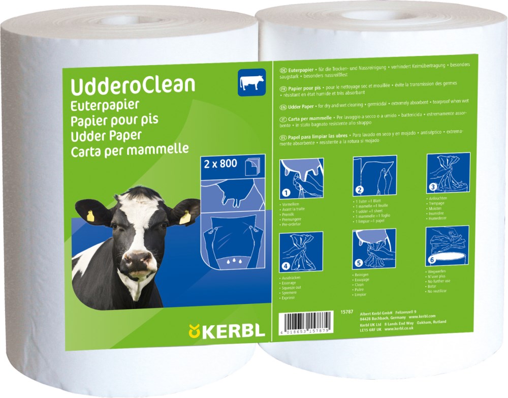 Carta per mammelle UdderoClean