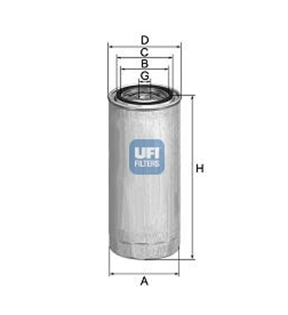 UFI Kraftstofffilter 24.357.00
